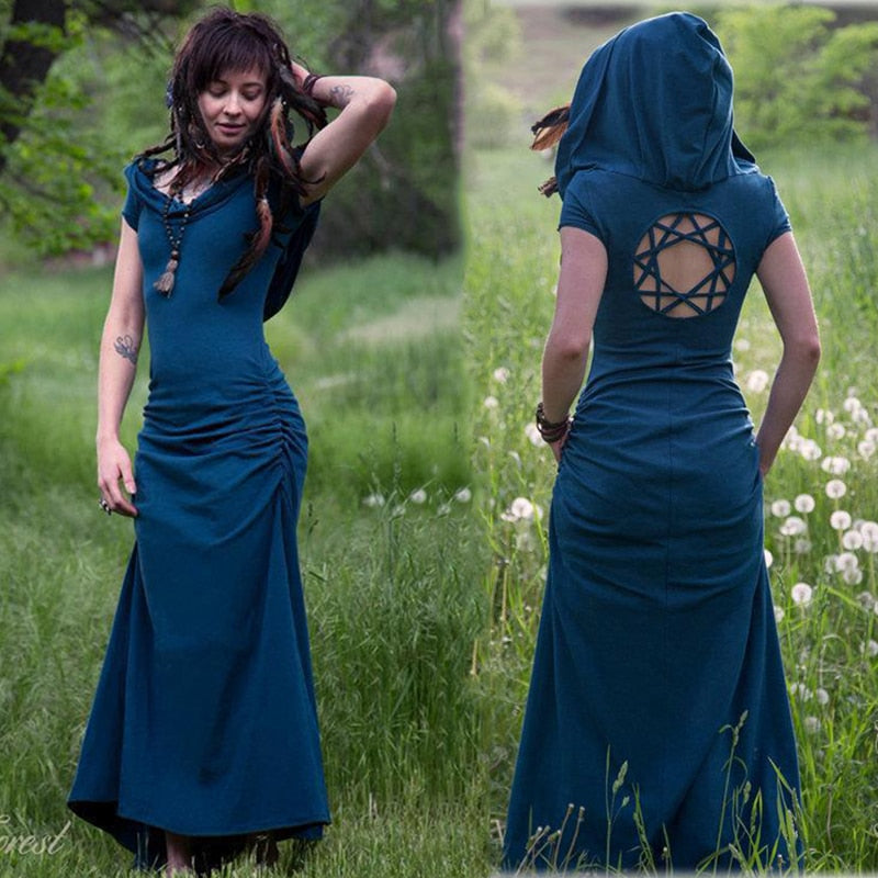 Witchy Hooded Dress