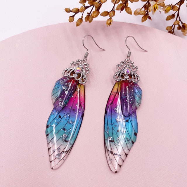 Fairy Wing Drop Earrings