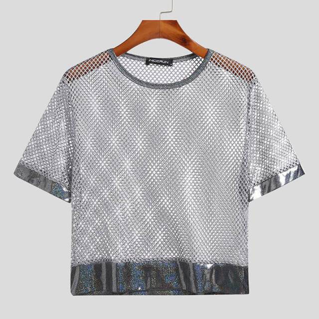 Silver Stunner Crop Top