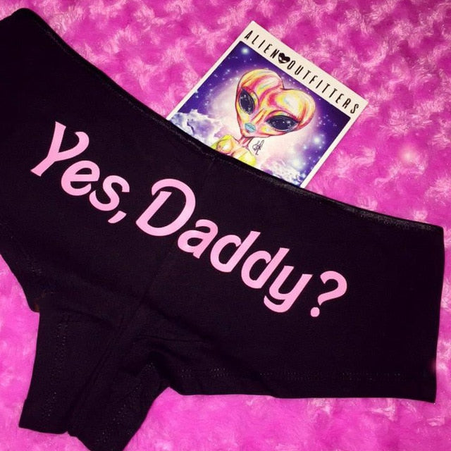 Yes, Daddy? Cotton Panties