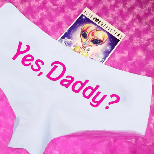 Yes, Daddy? Cotton Panties